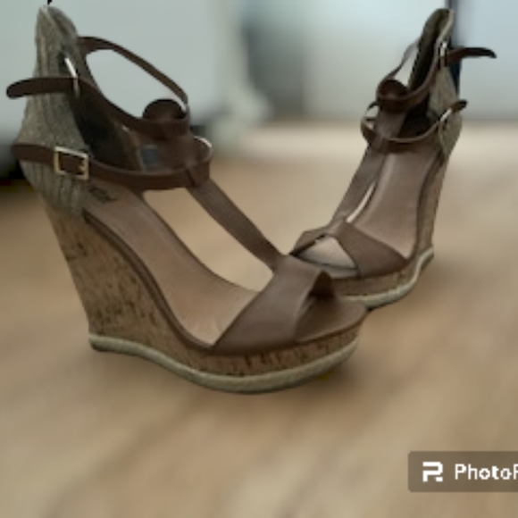 " 5 " inch Open Toe Wedges - Picture 2 of 3